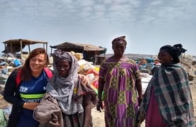 Waste pickers in Dakar, Senegal